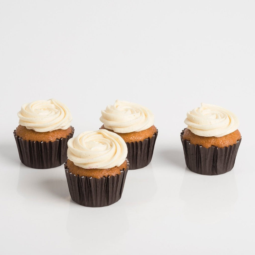 Petal Vanilla Bean Cupcakes - Wild Poppies -  Add-On - Same Day Flower Delivery Auckland - Auckland Flower Delivery \ Florists - boutique gift boxes 
