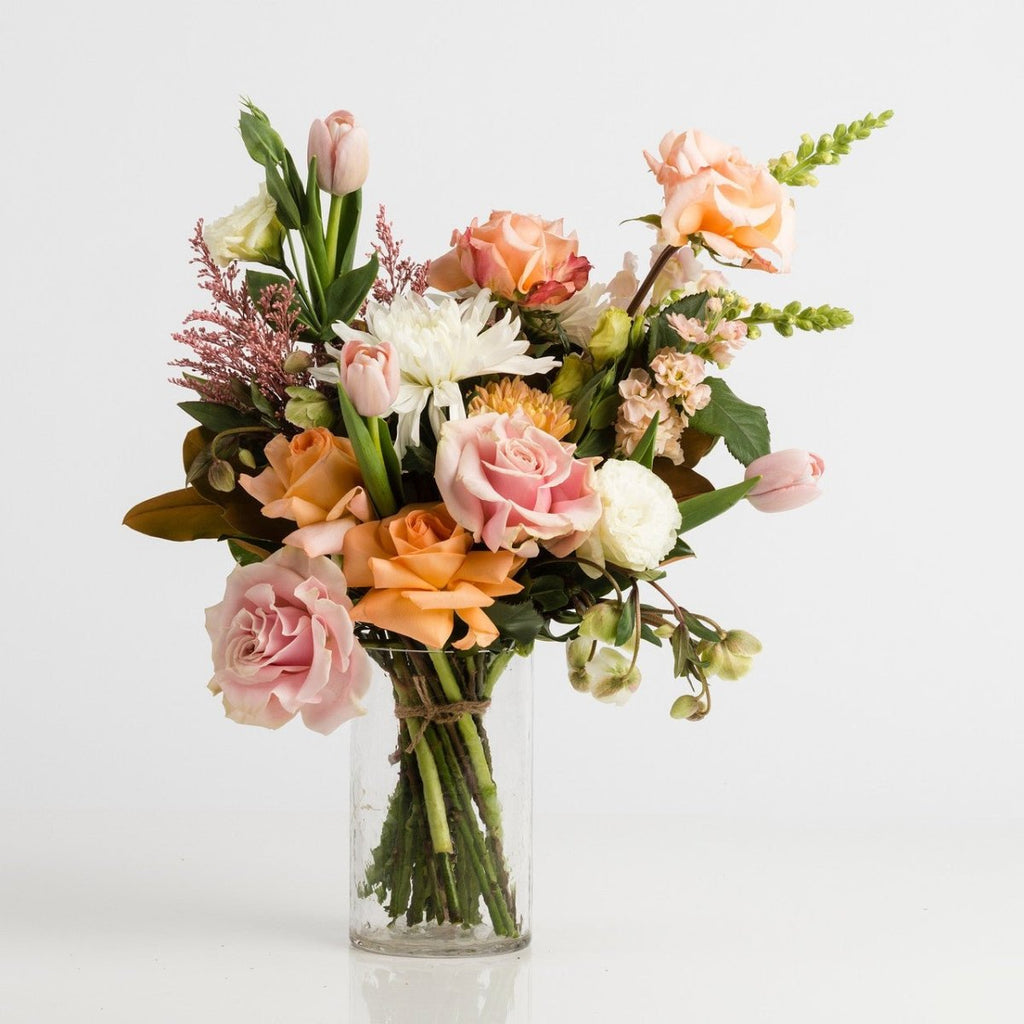 Pretty n' Peach Bouquet - Wild Poppies -  Flower - Same Day Flower Delivery Auckland - Auckland Flower Delivery \ Florists - boutique gift boxes 