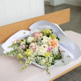 Pretty n' Peach Bouquet - Wild Poppies -  Flower - Same Day Flower Delivery Auckland - Auckland Flower Delivery \ Florists - boutique gift boxes 
