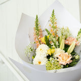 Pretty n' Peach Bouquet - Wild Poppies -  Flower - Same Day Flower Delivery Auckland - Auckland Flower Delivery \ Florists - boutique gift boxes 