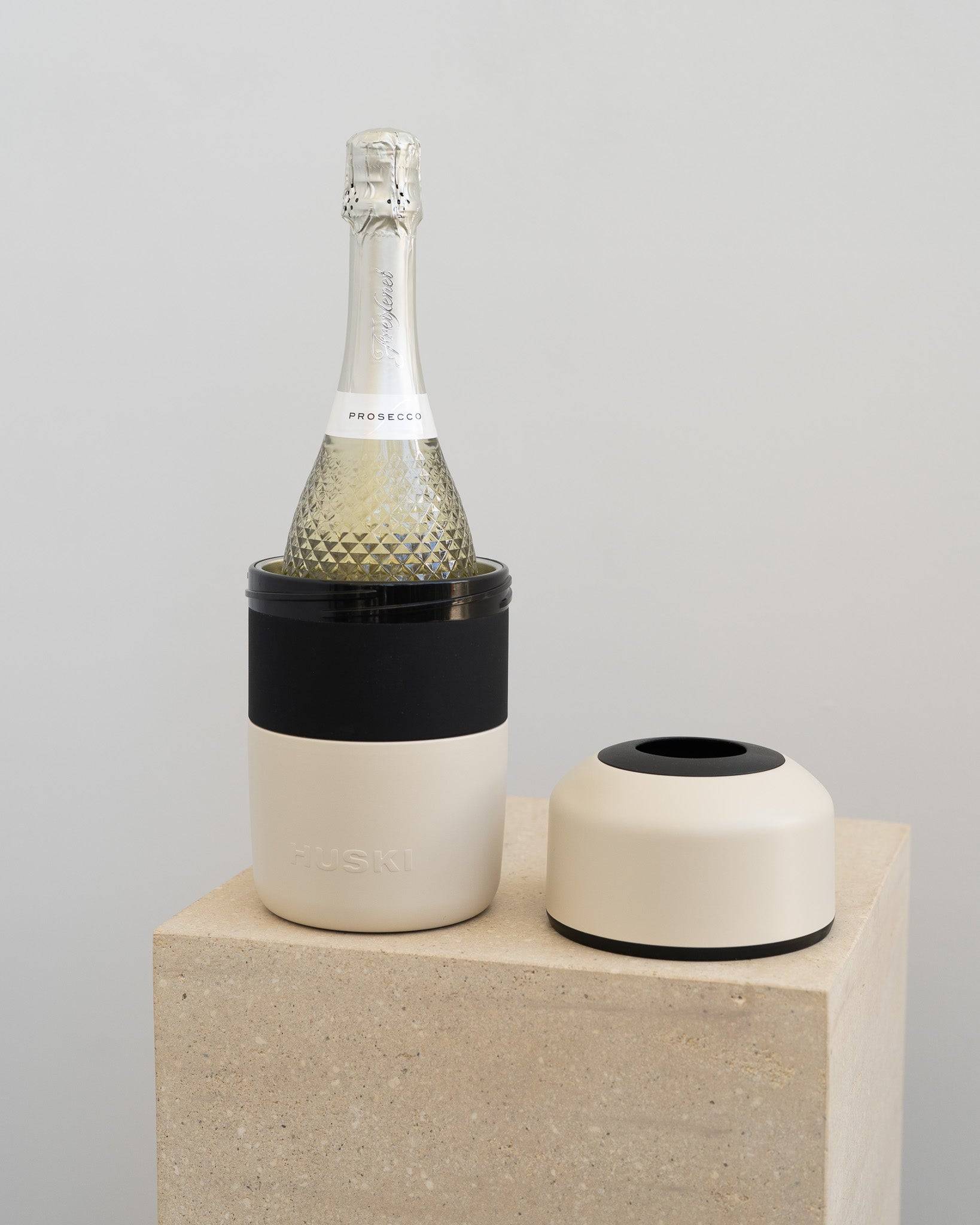 Sparkling Prosecco and Huski Champagne Cooler - Wild Poppies -  Flower - Same Day Flower Delivery Auckland - Auckland Flower Delivery - Florists - boutique gift boxes