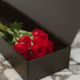 Boxed Red Roses