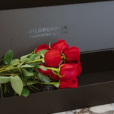 Red Rose Moët Indulgence - Wild Poppies -  Gift - Same Day Flower Delivery Auckland - Auckland Flower Delivery \ Florists - boutique gift boxes 