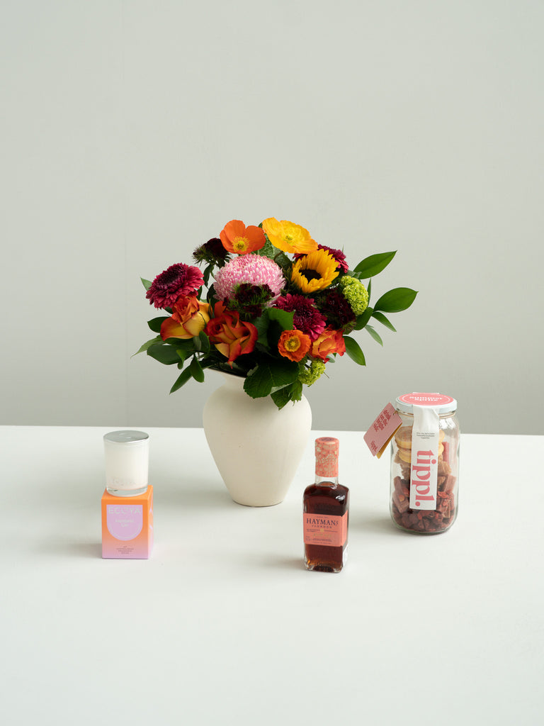 Summer Spritz Flower Gift - Wild Poppies -  Flower - Same Day Flower Delivery Auckland - Auckland Flower Delivery \ Florists - boutique gift boxes