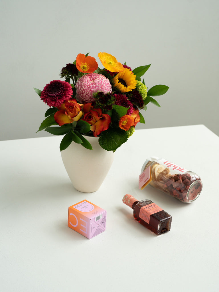 Summer Spritz Flower Gift - Wild Poppies -  Flower - Same Day Flower Delivery Auckland - Auckland Flower Delivery \ Florists - boutique gift boxes