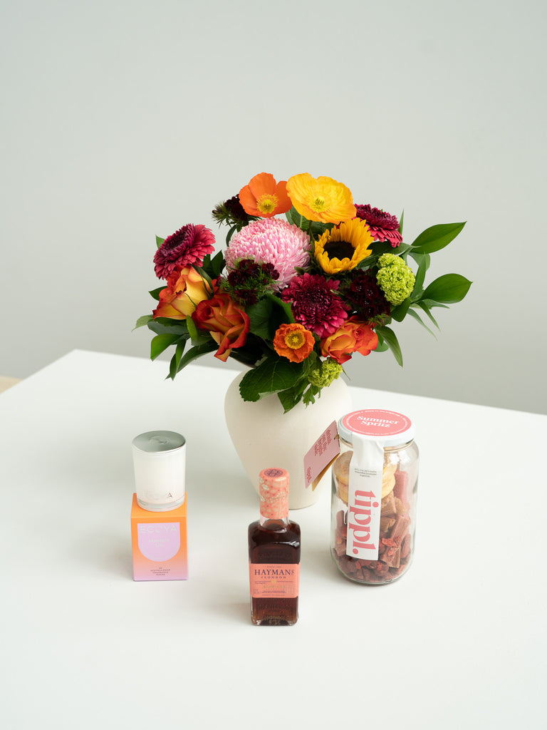 Summer Spritz Flower Gift - Wild Poppies -  Flower - Same Day Flower Delivery Auckland - Auckland Flower Delivery \ Florists - boutique gift boxes