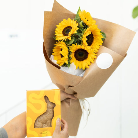 Sunflower Easter Bunny