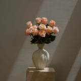 Market Fresh Peach Roses - Wild Poppies -  Flower - Same Day Flower Delivery Auckland - Auckland Flower Delivery - Florists - boutique gift boxes