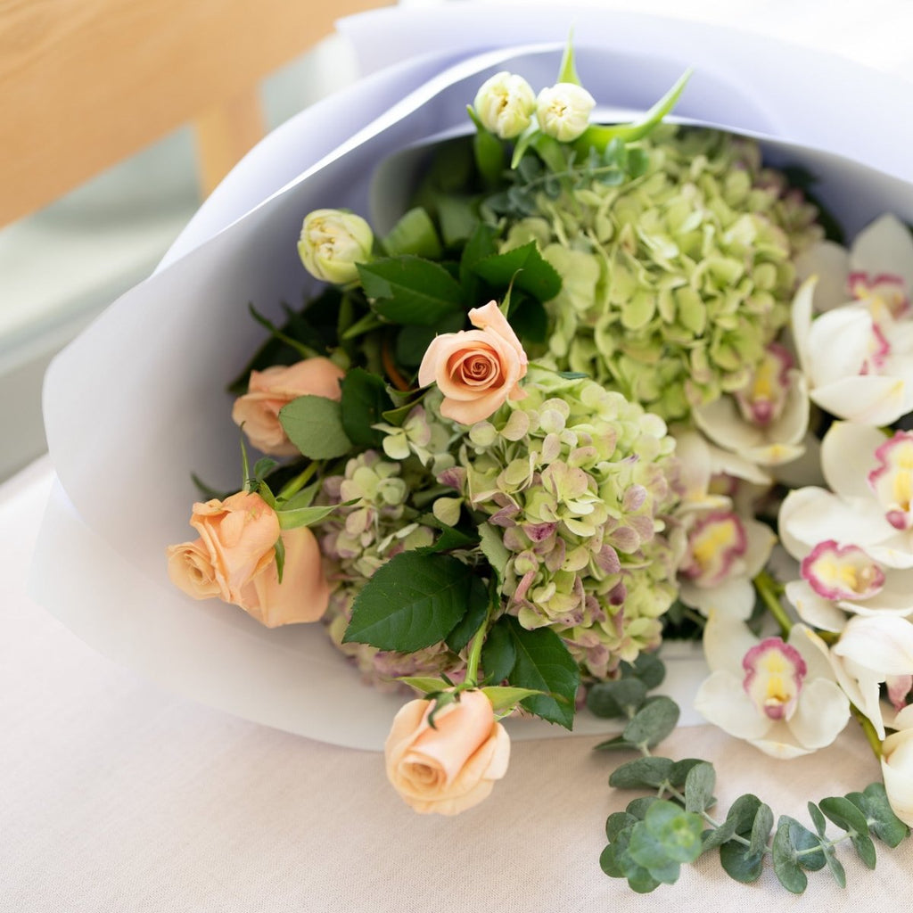 Sweet and Subtle Bouquet - Wild Poppies -  General - Same Day Flower Delivery Auckland - Auckland Flower Delivery \ Florists - boutique gift boxes 