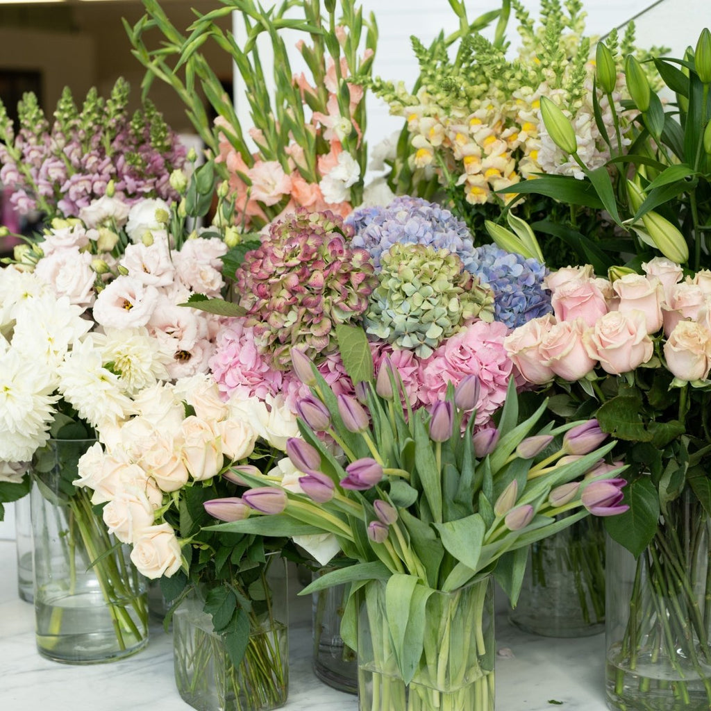 The Pastel Florists Choice Bouquet - Wild Poppies -  Flower - Same Day Flower Delivery Auckland - Auckland Flower Delivery \ Florists - boutique gift boxes 