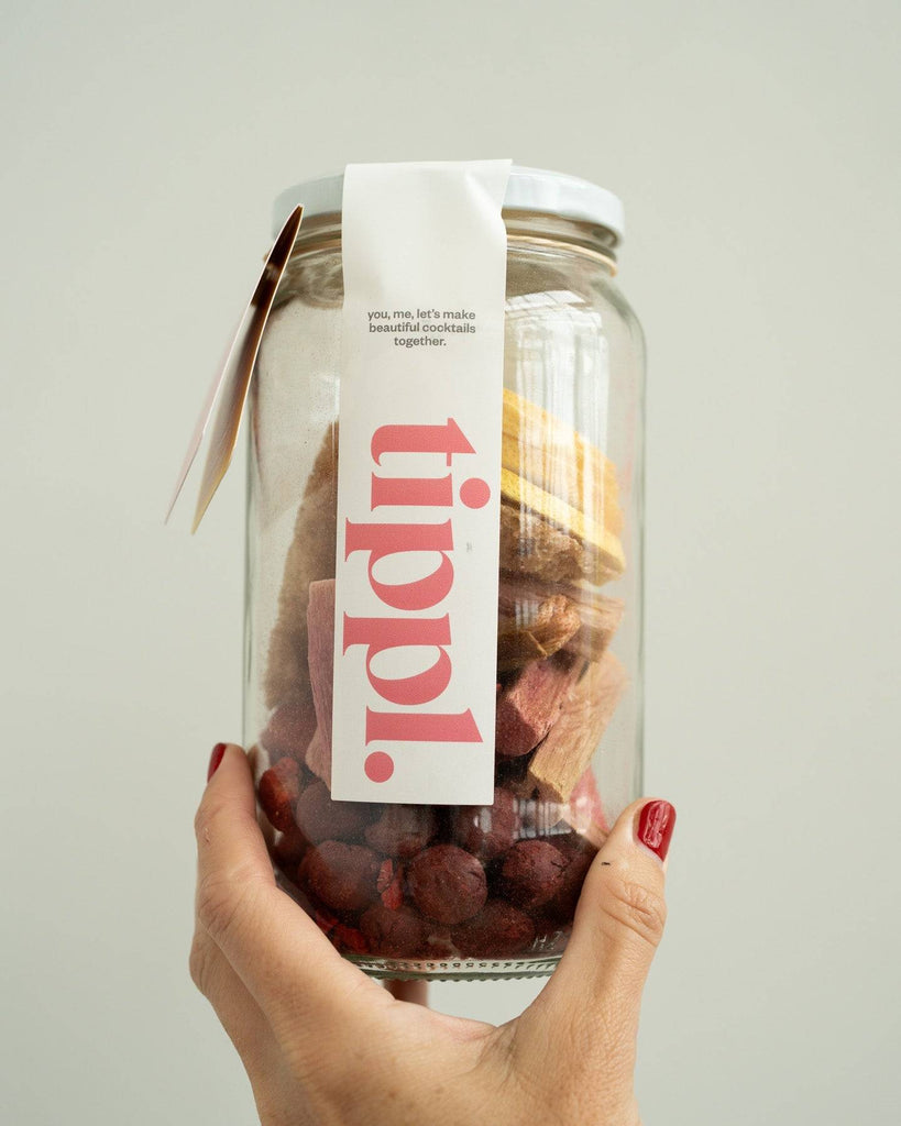 Tippl Summer Spritz Cocktail Infusion Jar - Wild Poppies -  Flower - Same Day Flower Delivery Auckland - Auckland Flower Delivery \ Florists - boutique gift boxes
