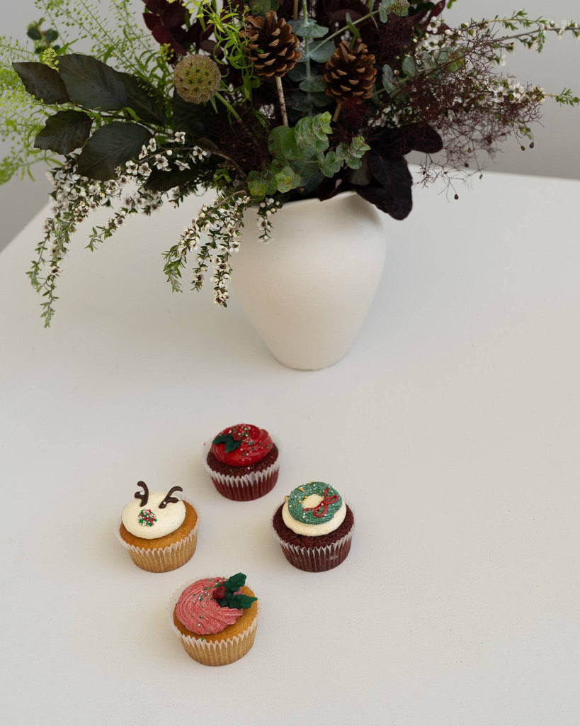 Christmas Fresh Pine Posy -Wild Poppies -  Flower - Same Day Flower Delivery Auckland - Auckland Flower Delivery - Florists - boutique gift boxes