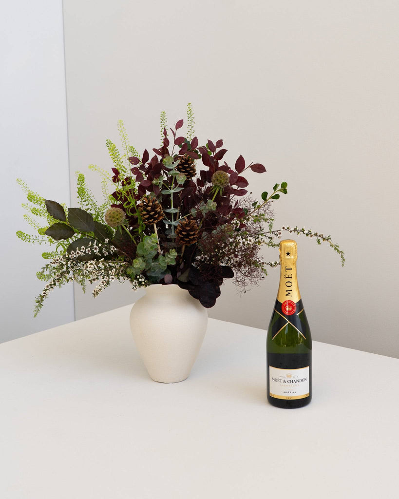 Christmas Fresh Pine Posy -Wild Poppies -  Flower - Same Day Flower Delivery Auckland - Auckland Flower Delivery - Florists - boutique gift boxes