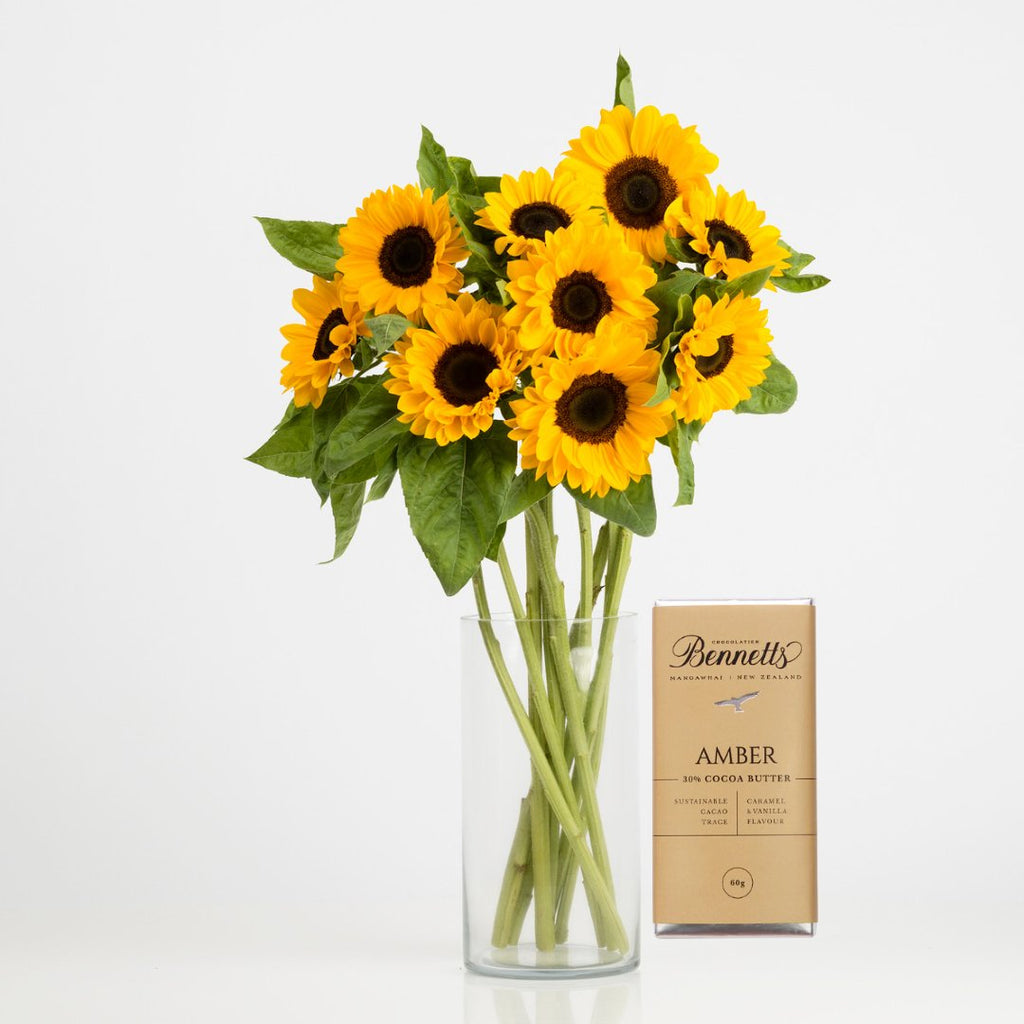 Sunflower Bouquet - Premium Gift from Wild Poppies - Just $69! Shop now at Wild Poppies