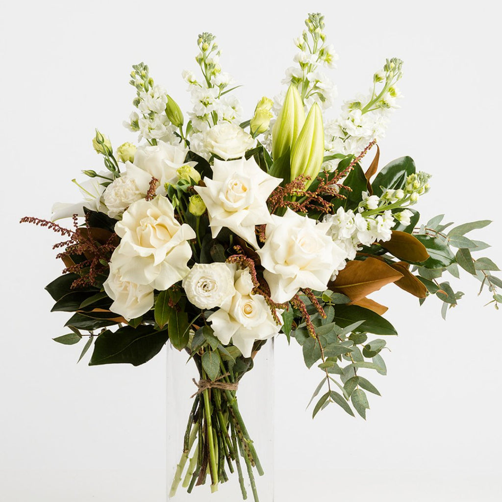 Fresh Whites and Green Bouquet - Premium Flower from Wild Poppies - Just $169! Shop now at Wild Poppies