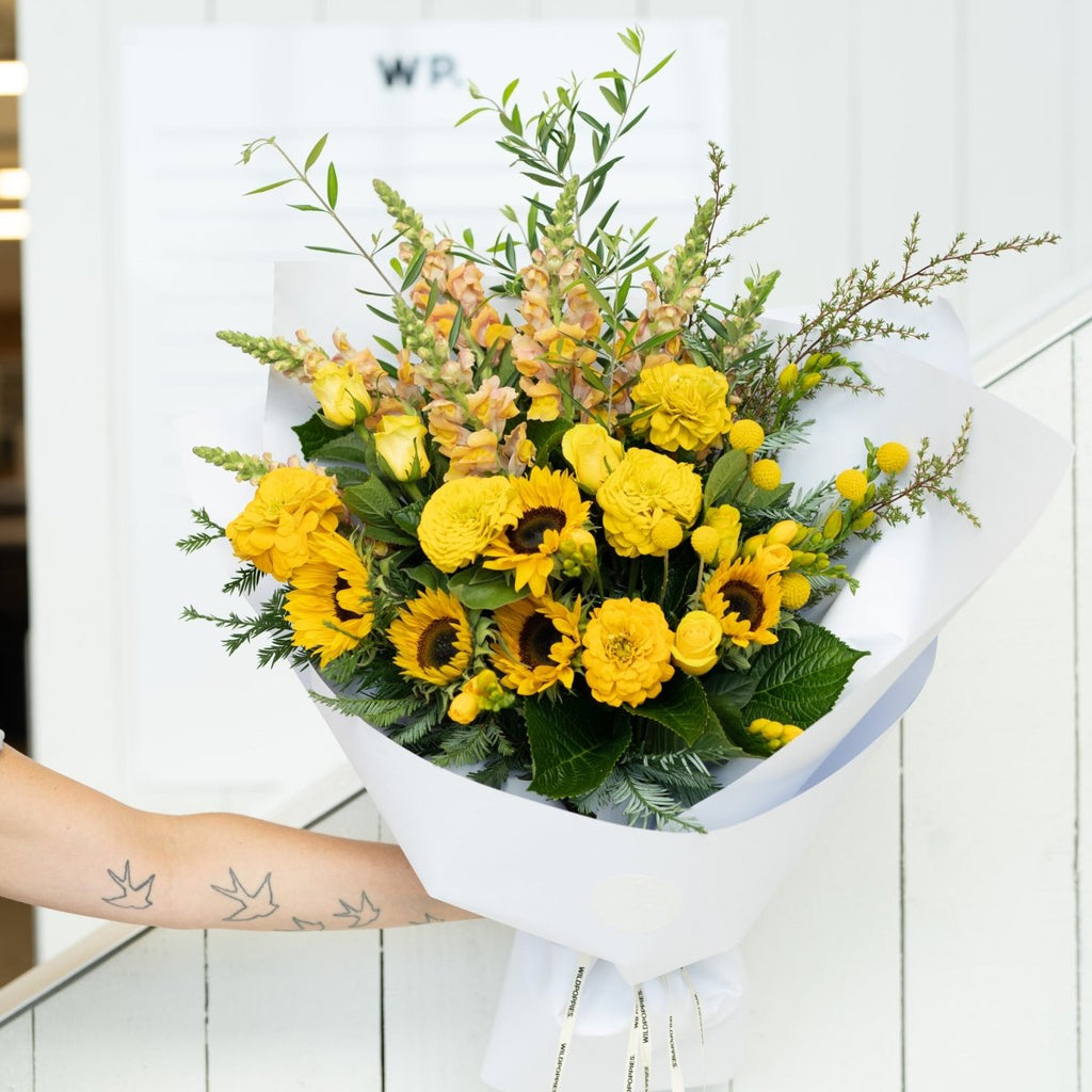 Market Bouquet - Vibrant Yellows - Wild Poppies Flower Wild Poppies