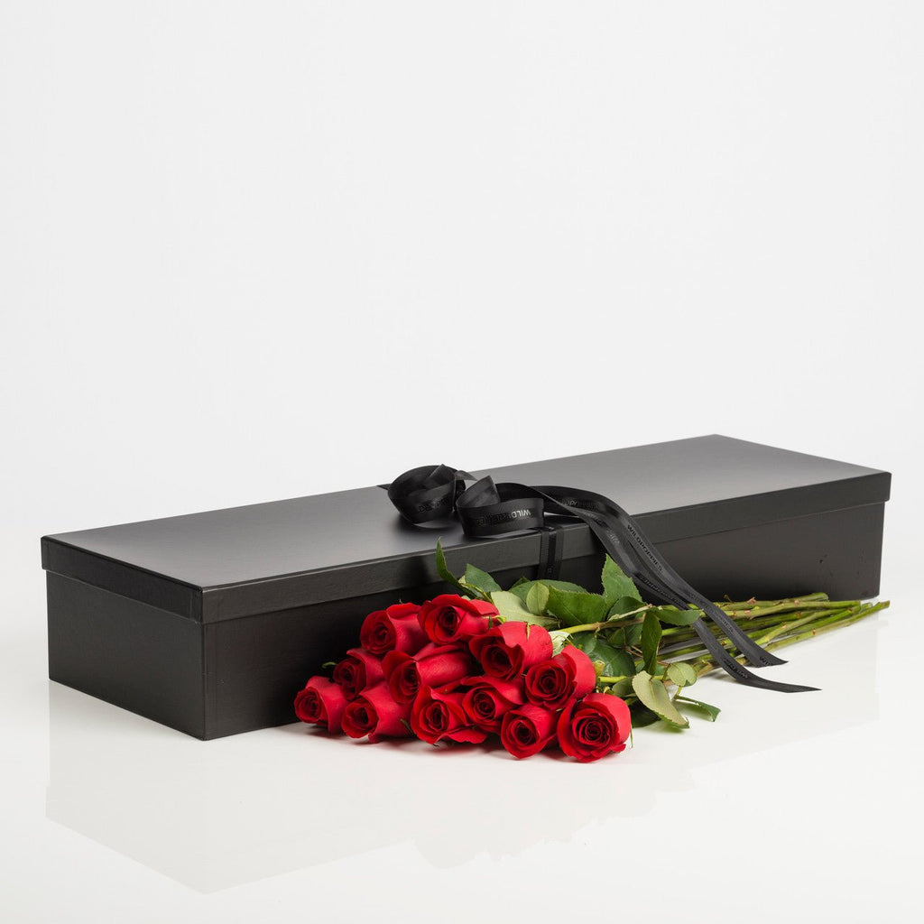 Boxed Red Roses - Premium Flower from Wild Poppies - Just $169! Shop now at Wild Poppies