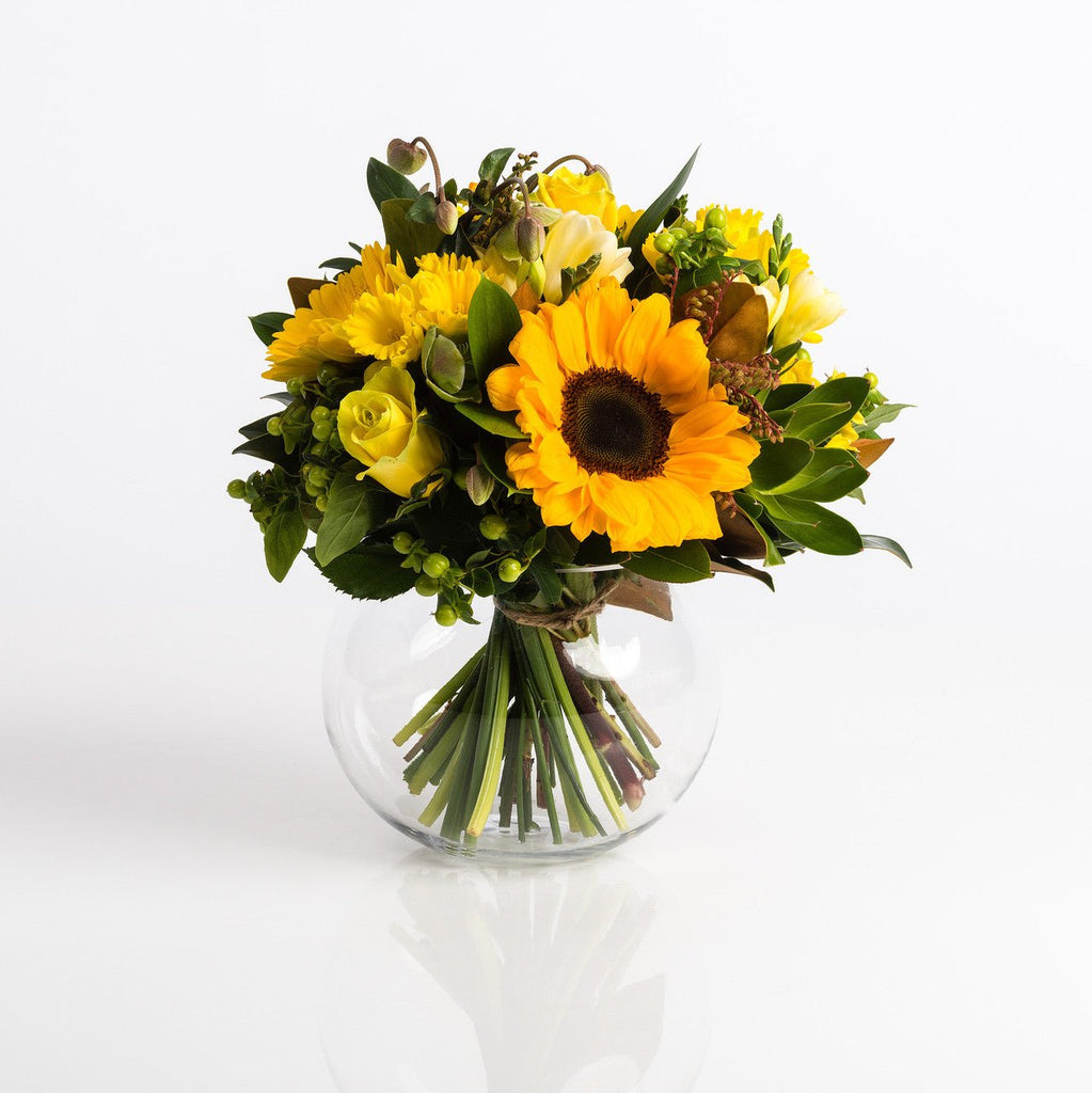 Spring Posy in Glass Vase - Premium Flower from Wild Poppies - Just $129! Shop now at Wild Poppies